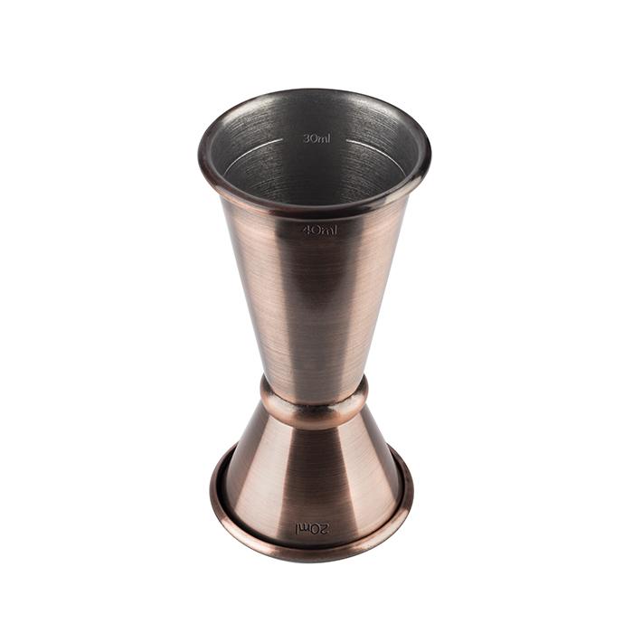 MEDIDOR COCKTAIL 2/4CL INOX/COBRE MATE